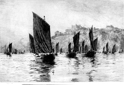 Fishing luggers off Dover RMG PW0718