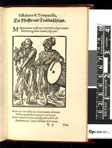 Fistulator & Tympanista. Der Pfeiffer und Trummenschlager. (A Fifer and a Drummer) (BM 1904,0206.103.130 1)