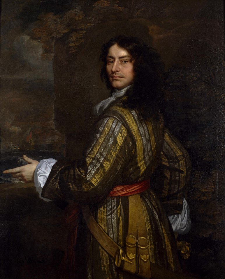 Flagmen of Lowestoft- Admiral Sir John Harman, d. 1673 RMG BHC2750