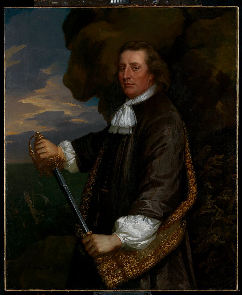 Flagmen of Lowestoft- Vice-Admiral Sir Christopher Myngs, 1625-66 RMG L9352