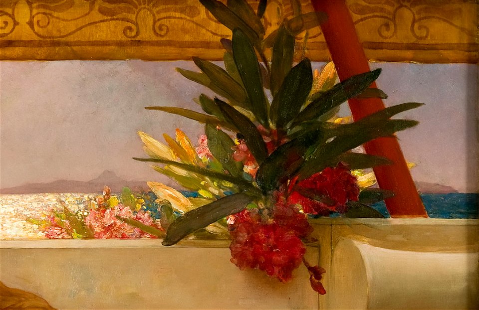 Flaming June, by Frederic Lord Leighton (1830-1896) crop