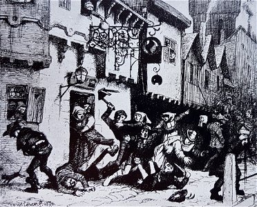 Flandrisk krogscen x Georg von Rosen