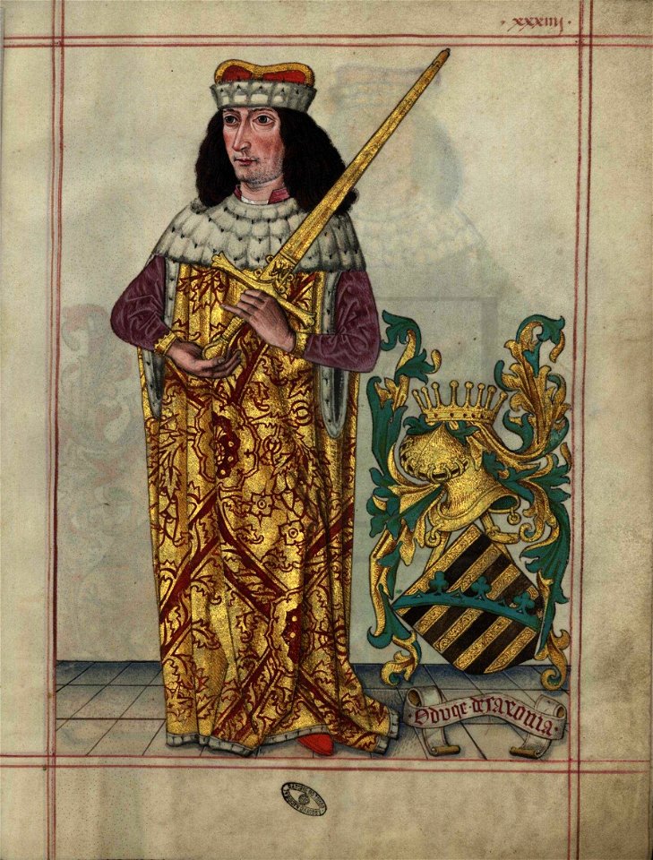 Fl- 34 Livro do Armeiro-Mor, Duque da Saxonia