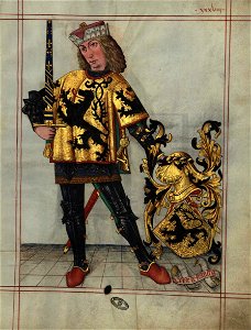 Fl- 38 Livro do Armeiro-Mor, Conde da Flandres