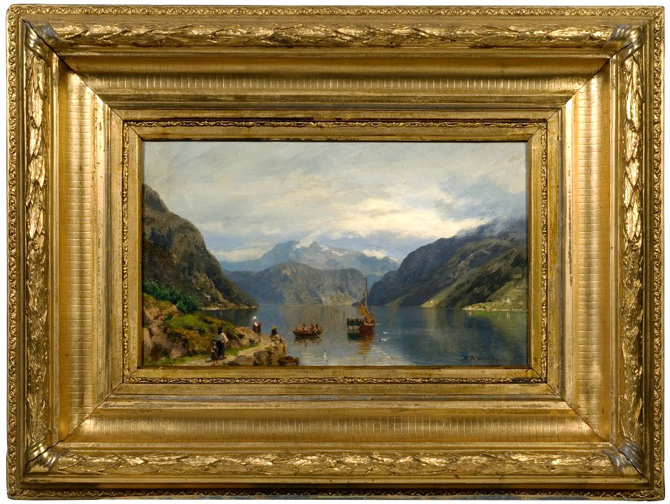 Fjordlandskap (Nils Bjørnsen Møller) - Nationalmuseum - 91615 - Free ...