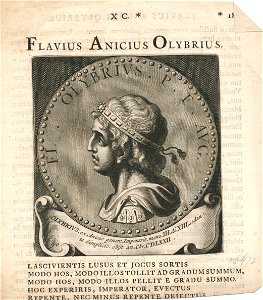 Flavius Anicius Olybrius erfgoedcentrum Rozet 300 191 d 6 C 53