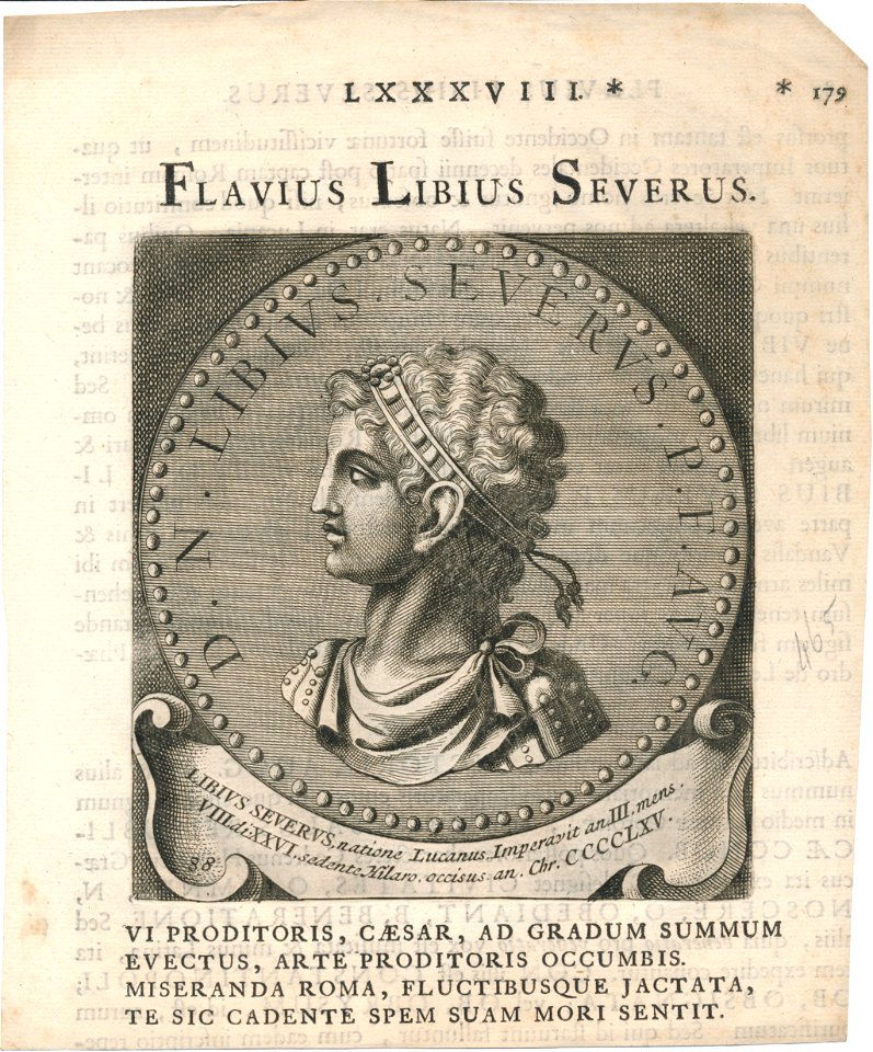 Flavius Libius Severus Erfgoedcentrum Rozet 300 191 d 6 C 56
