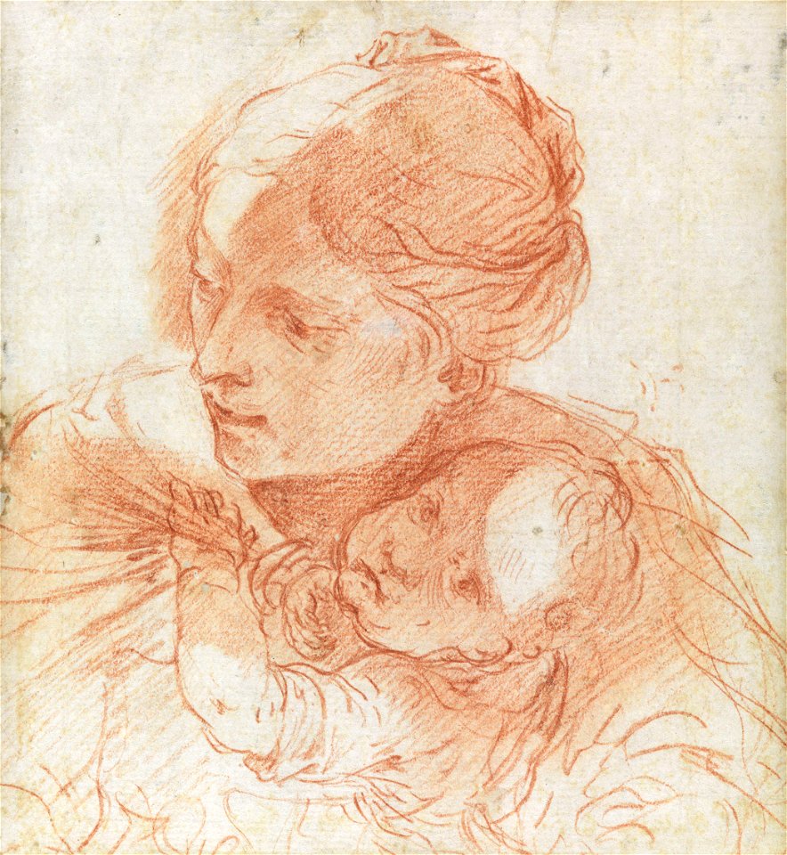 Flaminio Torri - Mulher com criança no colo