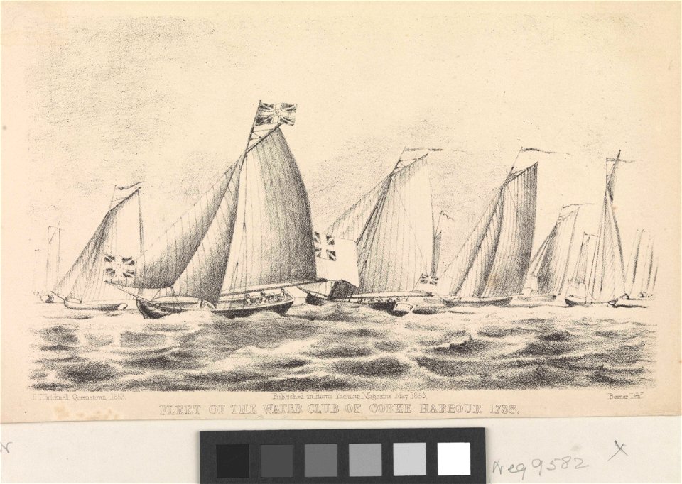 Fleet of the Water Club of Corke Harbour 1738 RMG PY0438