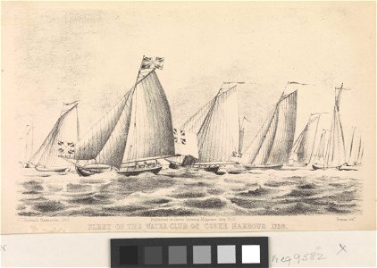 Fleet of the Water Club of Corke Harbour 1738 RMG PY0438