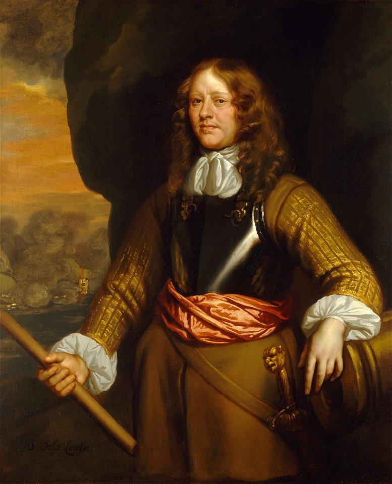 Flagmen of Lowestoft- Admiral Sir John Lawson, d. 1665 RMG BHC2833