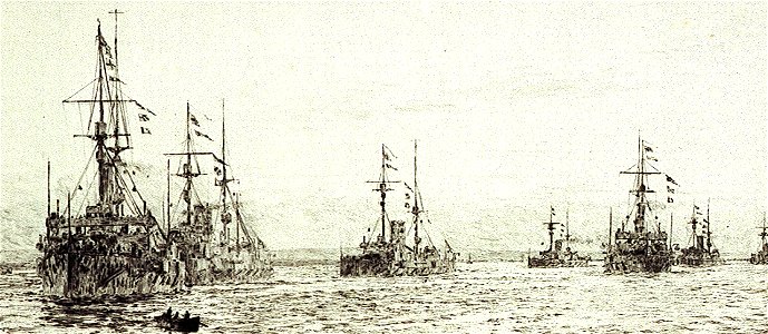 Fleet off Southend, c.1910 RMG PU8345