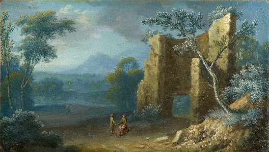 Flemish School, 18th century - Landscape with Ruins - RCIN 404370 - Royal Collection