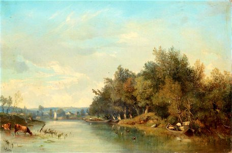 Camille Flers - Bord de Loire (1857)