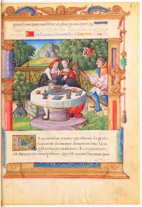 Fleur de vertu - BNF Fr1877 f8r (amour charnel)