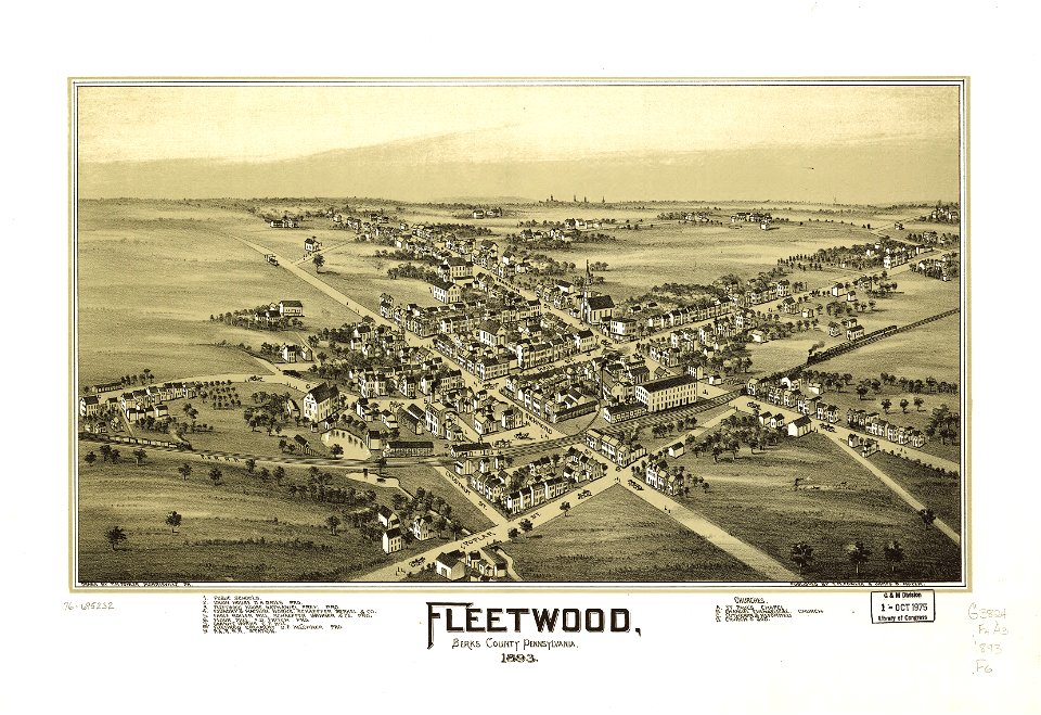 Fleetwood, Berks County, Pennsylvania. LOC 76695232