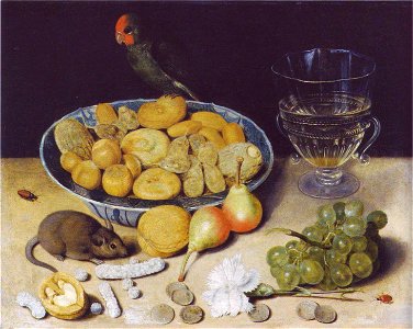 Flegel - Wein und Konfekt, Maus und Papagei