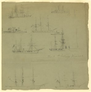Fleet at Fortress Monroe LCCN2004660702