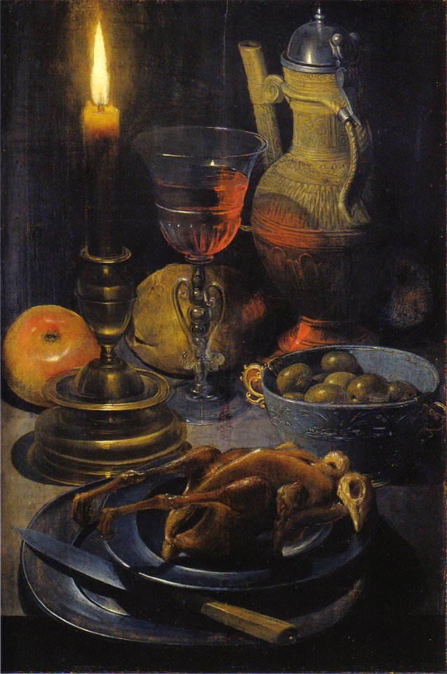 Flegel - Abendmahlzeit bei Kerzenschein