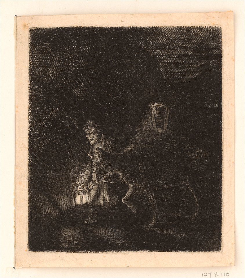 Flight into Egypt- night piece LCCN2015645652