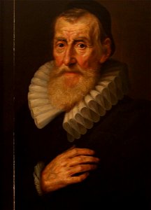 Flemish School - An Old Bearded Man, Wearing a Skull-Cap and a Cartwheel Ruff - 353034 - National Trust