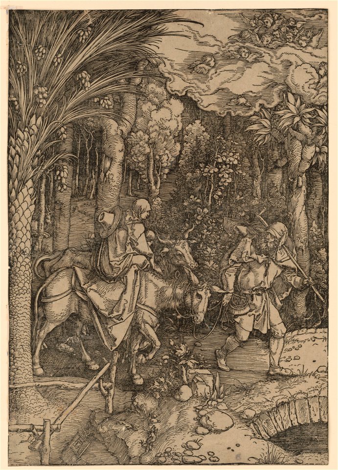 Flight into Egypt) - AD (monogram) LCCN2015650870