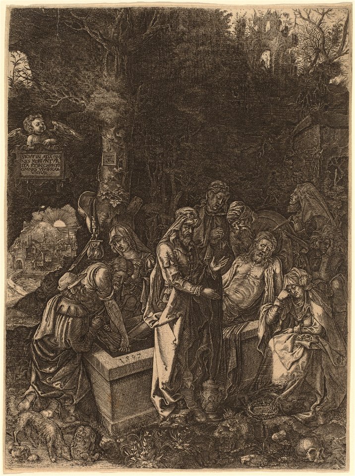 Flemish 17th Century, style of Albrecht Dürer - The Entombment