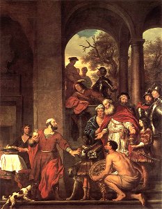 Flinck, Govert - Curius Dentatus Preferring Turnips to Gold - 1656