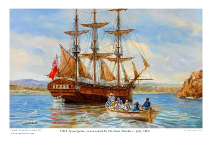 Flinders prepares to circumnavigate Terra Australis