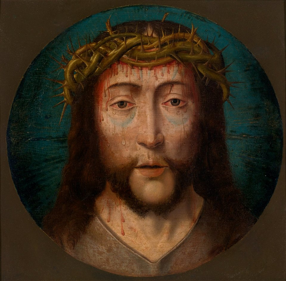 Flemish School c1530 Christ As the Man of Sorrows