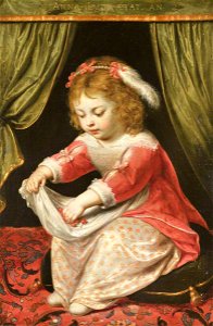 Flemish School - A Child Called Anne Louise, Aged 2 - 1298233 - National Trust