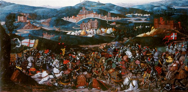 German School, 16th century - The Battle of Pavia