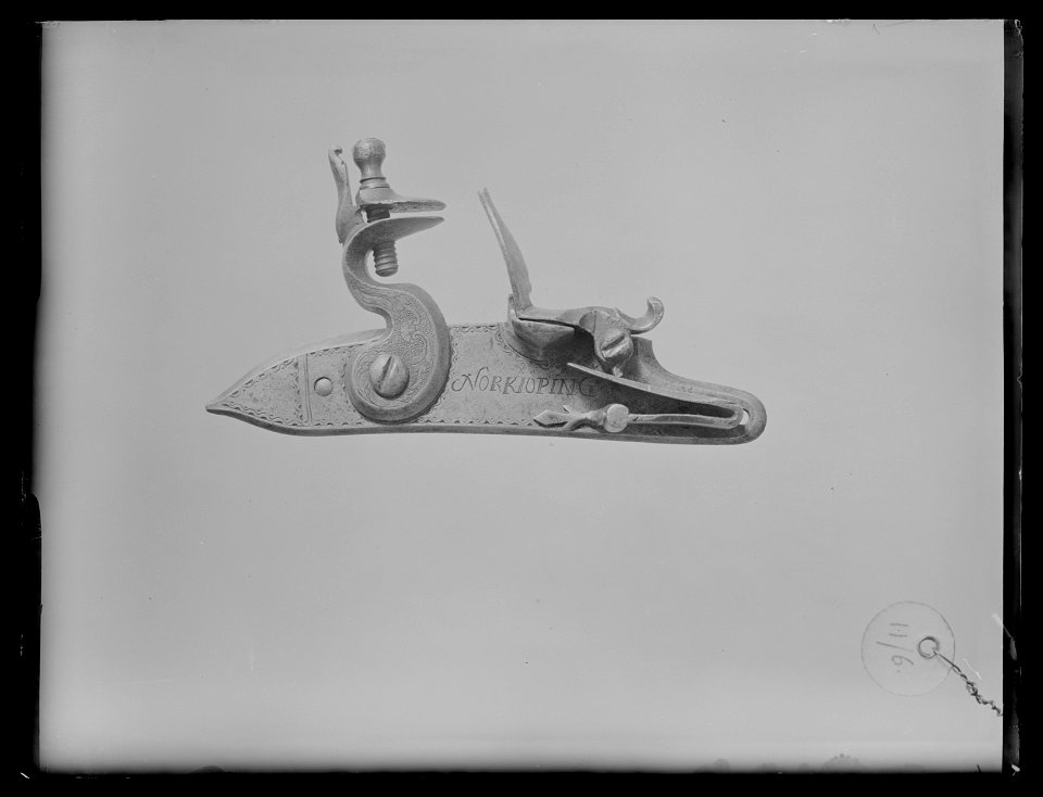 Flintlås, Norköping, 1700-talets mitt - Livrustkammaren - 19325