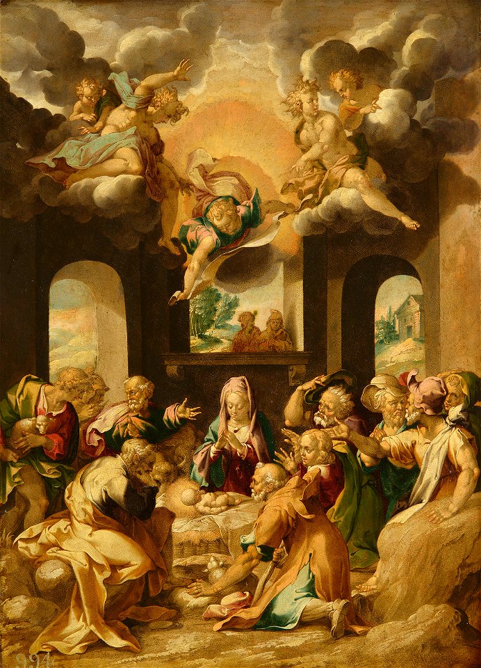 Flemish School, 17th century - The Adoration of the Shepherds - RCIN 405501 - Royal Collection