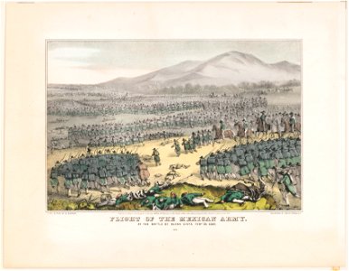 Flight of the Mexican Army at the Battle of Buena Vista, Feb. 23, 1847 LCCN93514428