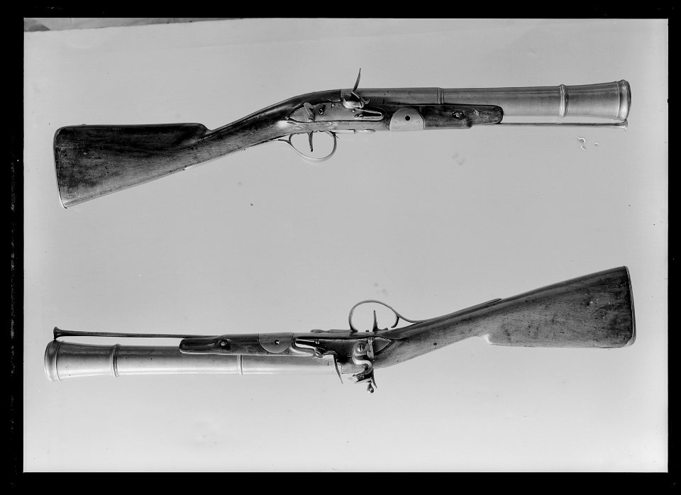 Flintlåsmuskedunder, 1700-talets början - Livrustkammaren - 51741