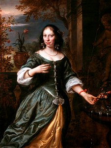 Suzanna van Baerle (1622-1674), by Govert Flinck