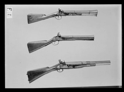 Flintlåsmuskedunder, 1700-talets början - Livrustkammaren - 863