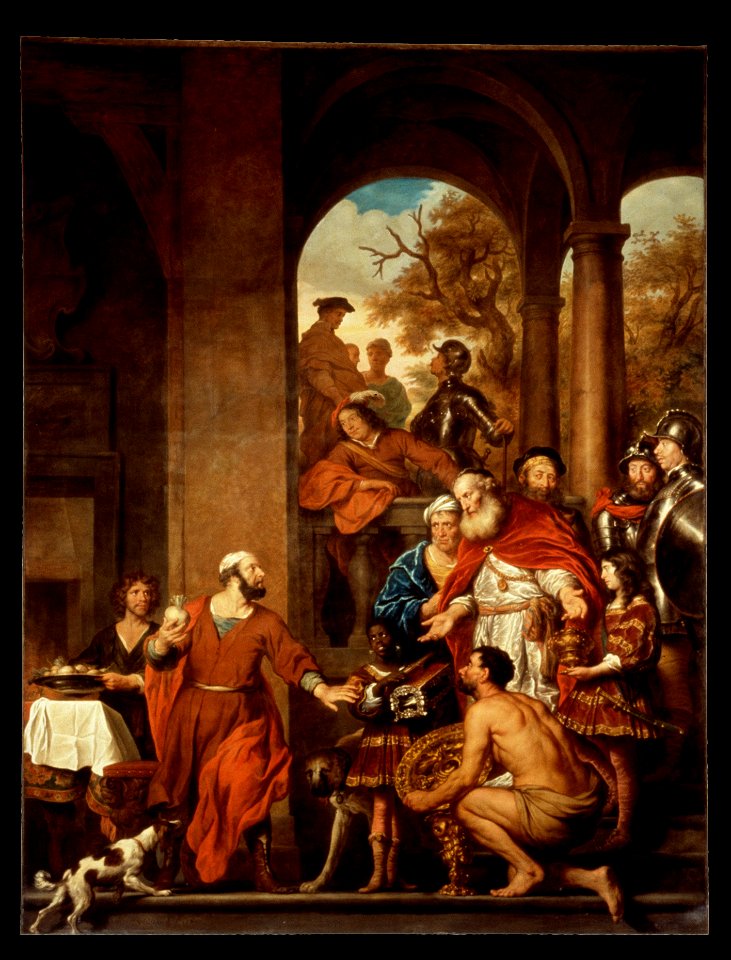 Govaert Flinck - The incorruptible Consul Marcus Curius Dentatus - Google Art Project