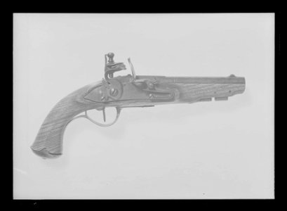 Flintlåspistol, 1700-talets mitt - Livrustkammaren - 18253
