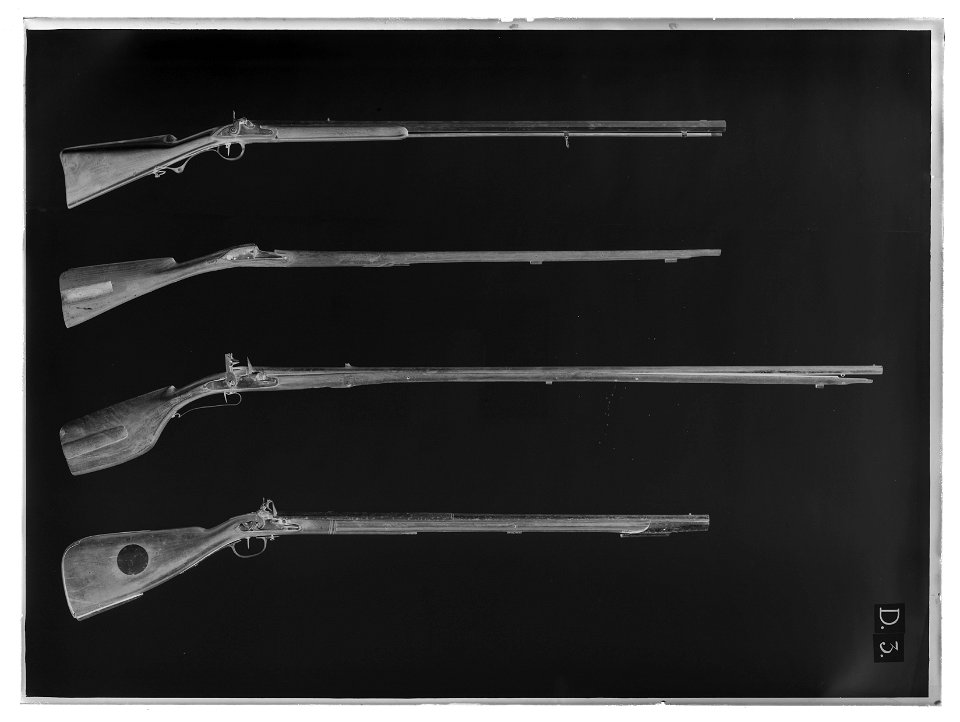 Flintlåsbössa - Livrustkammaren - 139-negative