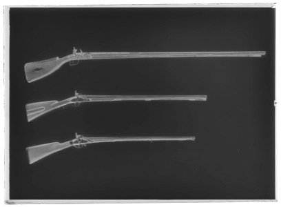 Flintlåsbössa, fusil av nordfransk-nederländsk typ ca 1640-1651 - Livrustkammaren - 36228-negative