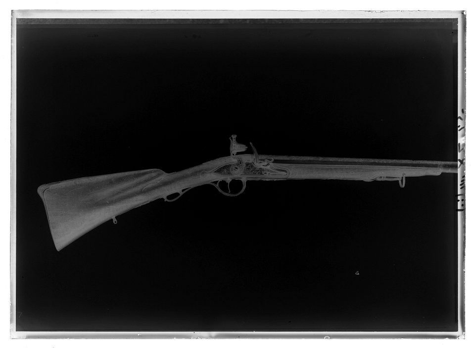 Flintlåsbössa - Livrustkammaren - 61296-negative