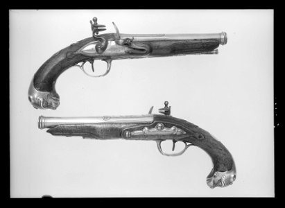 Flintlåspistoler, bössa - Livrustkammaren - 1369
