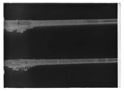 Flintlåsbössa, fusil av nordfransk-nederländsk typ ca 1640-1651 - Livrustkammaren - 34977-negative