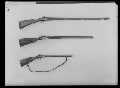 Flintlåsstudsare, Stockholm ca 1760-1800, låset ändrat till slaglås - Livrustkammaren - 9535
