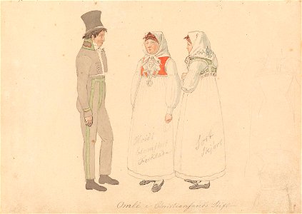 Johannes Flintoe - Drakter fra Åmli - NG.K&H.1984.0048 - National Museum of Art, Architecture and Design