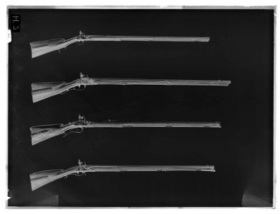 Flintlåslodbössa - Livrustkammaren - 17252-negative