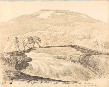 Johannes Flintoe - Bro over Bjoreio - NG.K&H.B.06356 - National Museum of Art, Architecture and Design
