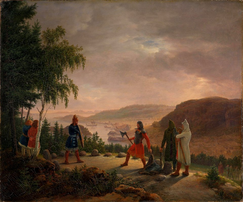 Johannes Flintoe - The Habour in Skiringssal - NG.M.00226 - National Museum of Art, Architecture and Design